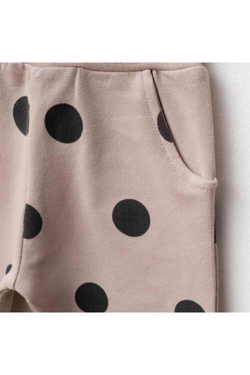 Kız Bebek Nakışlı Sweatshirt Pantolon 2 li Alt Üst Bebek Takımı 3 Ay-36 Ay