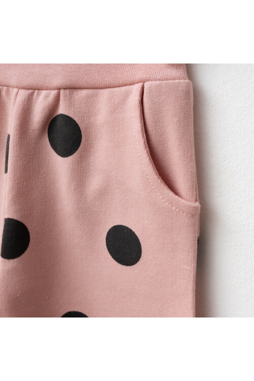 Kız Bebek Nakışlı Sweatshirt Pantolon 2 li Alt Üst Bebek Takımı 3 Ay-36 Ay