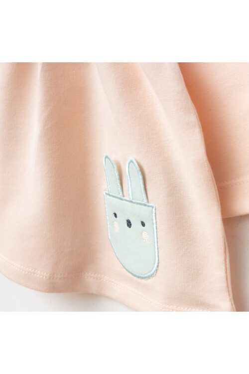 Kız Bebek Animal Desenli % 100 Pamuk Sweatshirt Pantolon 2  li Alt Üst Bebek Takımı 3 Ay-36 Ay