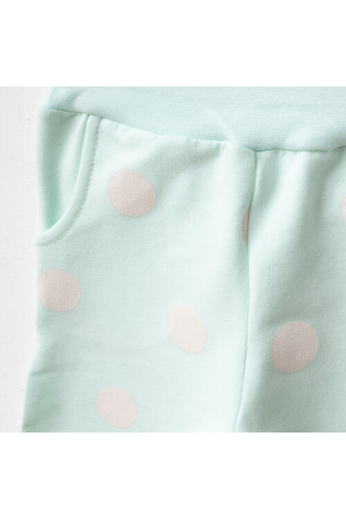 Kız Bebek Animal Desenli % 100 Pamuk Sweatshirt Pantolon 2  li Alt Üst Bebek Takımı 3 Ay-36 Ay