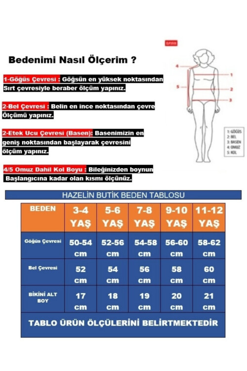 Kız Çocuk Neon Sarı Siyah Çizgili Şortlu 4-12 Yaş Straplez Bikini Takım PLD24S-3026