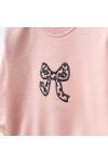 Kız Bebek Nakışlı Sweatshirt Pantolon 2 li Alt Üst Bebek Takımı 3 Ay-36 Ay