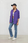 Kadın Mor Oversize Uzun Basic Gömlek PLD22W-3118