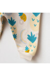 Kız Bebek Ananas Desenli % 100 Pamuk Sweatshirt Pantolon 2  li Alt Üst Bebek Takımı 3 Ay-36 Ay
