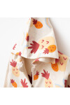Kız Bebek Ananas Desenli Sweatshirt Pantolon T-shirt 3 lü Alt Üst Bebek Takımı 3Ay - 36Ay